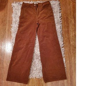 Wide leg Corduroy Pants
